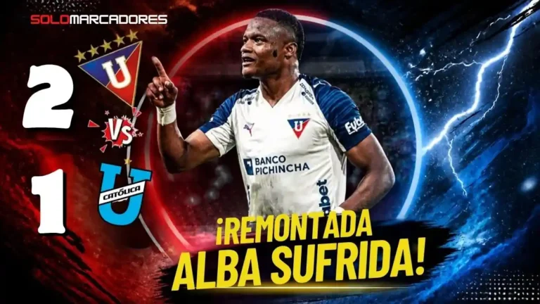 Liga de Quito superó 2-1 a Universidad Católica en Casa Blanca con goles de Deyverson y Quiñónez por la fecha 1 del hexagonal de LigaEcuabet.