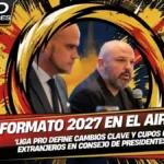 LigaPro alista el Consejo de Presidentes para debatir el formato del torneo 2027 y los cupos de extranjeros 3 La LigaPro convocó a Consejo de Presidentes este 29 de septiembre para discutir el formato de la temporada 2027 y el cupo de extranjeros.
