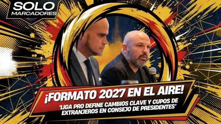 La LigaPro convocó a Consejo de Presidentes este 29 de septiembre para discutir el formato de la temporada 2027 y el cupo de extranjeros.