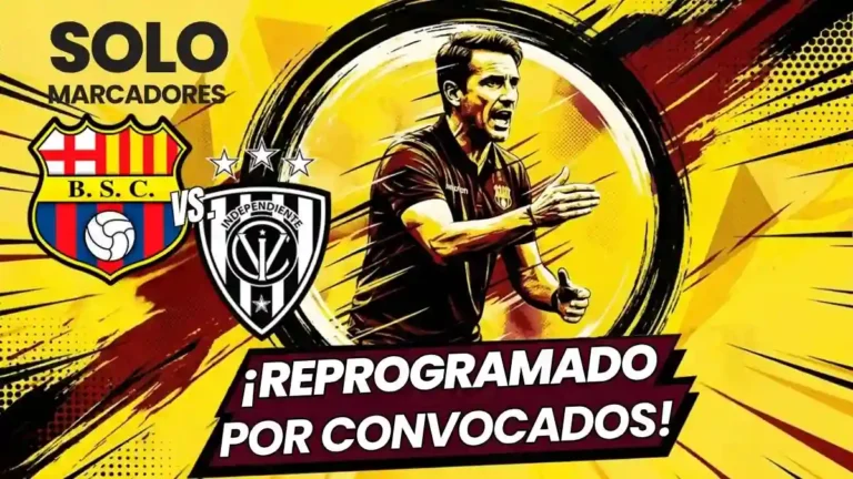 La LigaPro confirmó que el partido entre Barcelona SC e Independiente del Valle por la LigaEcuabet será reprogramado por la fecha FIFA.