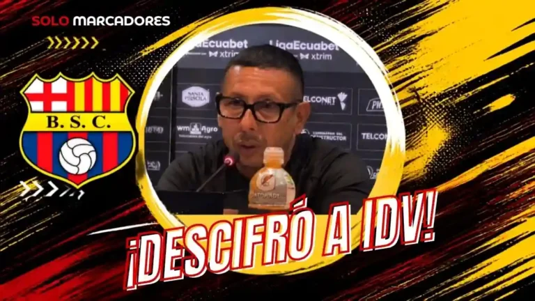 Luis Tolosano, asistente técnico de Barcelona SC, explica la estrategia de posesión y análisis que utilizaron para ganar 2-1 a Independiente del Valle.