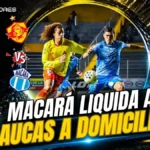 Macará silencia al Aucas en el inicio del hexagonal de la Liga Ecuabet 3 Macará venció 2-1 a Aucas en el Gonzalo Pozo Ripalda por la primera fecha del hexagonal de la Liga Ecuabet con goles de Posse y Campana.