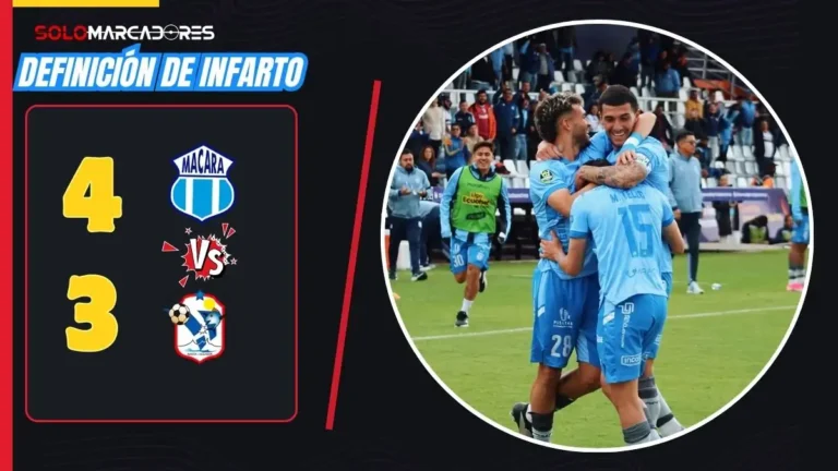 Revive el emocionante Macará vs Manta por la fecha 28. Los celestes ganaron 4-3 con un jugador menos y doblete de Etchebarne.