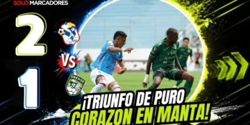 Manta FC rompe la racha en el Jocay, pero el fantasma del descenso no da tregua 2 Manta FC venció 2-1 a Orense en el estadio Jocay con goles de Angulo y Blanco. A pesar del triunfo, los atuneros siguen colistas.