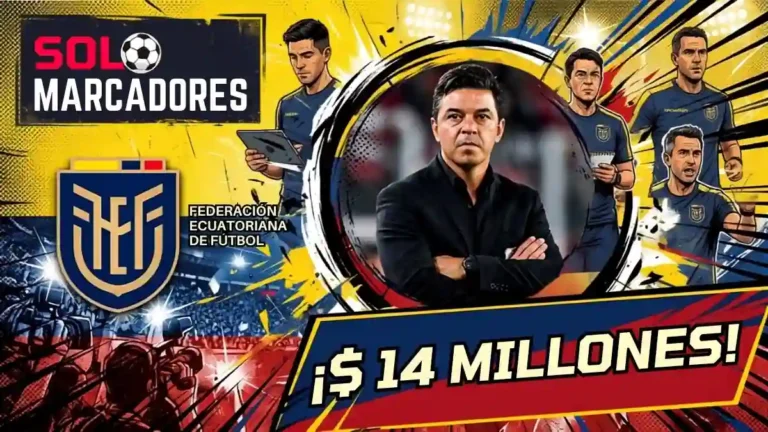 Marcelo Gallardo asume por cuatro años en la selección de Ecuador por $14 millones. Conoce los detalles de su contrato con la FEF.
