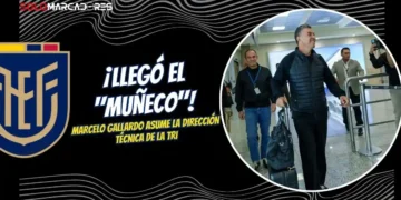 ¡El "Muñeco" desembarca en Quito! Marcelo Gallardo ya está en Ecuador para asumir el reto de la Tri 10 Marcelo Gallardo llegó a Quito para ser presentado como nuevo DT de la Tri. Firmó hasta 2030 y debutará el 24 de septiembre en Asia.
