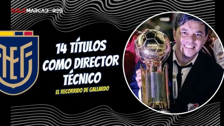 Marcelo Gallardo asume la Selección de Ecuador hasta 2030. Conoce su trayectoria, números y títulos al frente de River y Nacional.