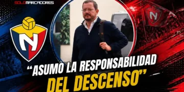 Marco Pazos rompe el silencio tras el quiebre en El Nacional: "Asumo la responsabilidad del descenso" 1 Marco Pazos analizó la crisis de El Nacional, las deudas heredadas y asumió la responsabilidad tras confirmarse el descenso a la Serie B.