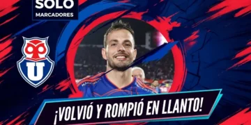 Octavio Rivero volvió a las canchas, anotó de penal y rompió en llanto tras superación de dura lesión 1 Octavio Rivero regresó tras 204 días lesionado, anotó con Universidad de Chile y rompió en llanto tras superar una cirugía de rodilla.
