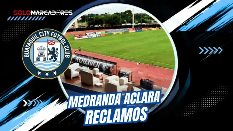 Gabriel Medranda aclara los reclamos de Liga de Quito sobre la falta de agua, seguridad y el estado de los camerinos de Guayaquil City.