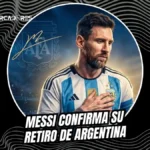 Lionel Messi confirma su adiós definitivo de Argentina 3 Lionel Messi anuncia su retiro oficial de la selección argentina tras 207 partidos, 125 goles y la gloria absoluta en Qatar 2022. Datos y récords.