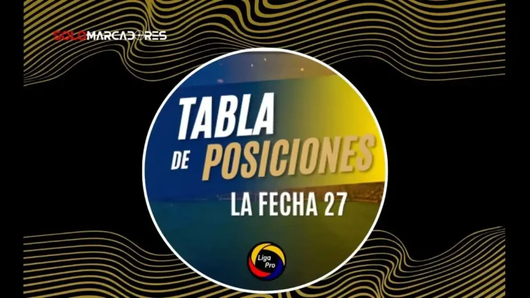 Así queda la tabla de posiciones fecha 27 Liga Ecuabet 2026 tras los triunfos de Emelec, Aucas y Macará.
