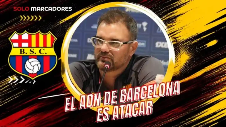 Pablo Trobbiani detalla la evolución táctica de Barcelona SC tras 18 prácticas y explica la reconversión posicional de Jerly Wila.