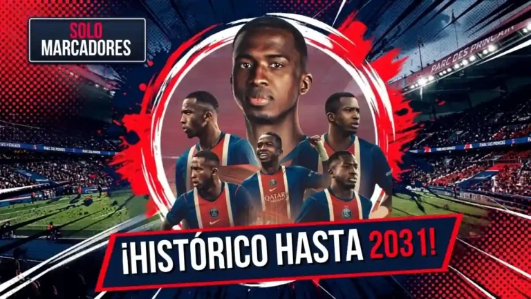 Willian Pacho renueva con el Paris Saint-Germain hasta 2031 tras conseguir dos Champions League y consolidarse en la defensa del club parisino.