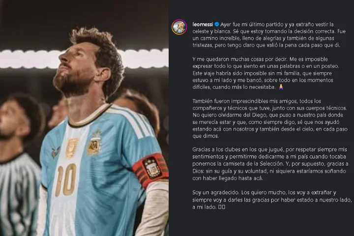 Cristiano Ronaldo a Messi: "Todo mi respeto por lo que has logrado con Argentina" 23 Cristiano Ronaldo reacciona a la despedida de Lionel Messi de Argentina. Conoce el mensaje de respeto del luso hacia su rival histórico.