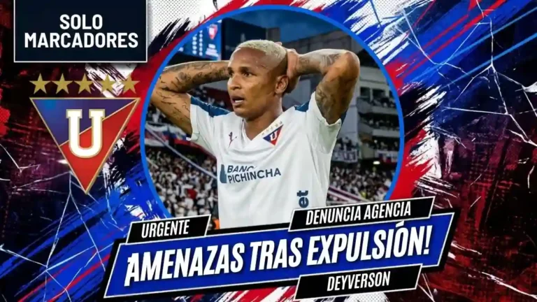 Onsidefoot International exige garantías de seguridad para Deyverson y su familia tras amedrentamientos en redes sociales por el LDU vs. Barcelona SC.