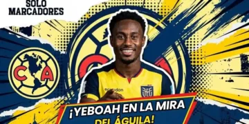 América sondea el fichaje de John Yeboah para reforzar su ofensiva 10 El ecuatoriano John Yeboah suena para reforzar al Club América por pedido de Guillermo Almada. Conoce los detalles de su contrato en Italia.