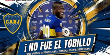 Rodolfo Arruabarrena aclara por qué salió Enner Valencia ante Instituto: "Nos equivocamos; estaba pidiendo el cambio del botín" 1 Rodolfo Arruabarrena confirmó que Enner Valencia no sufrió una lesión en Boca Juniors y que su cambio ante Instituto fue por una confusión.