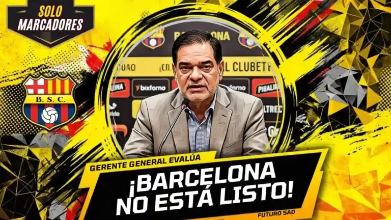 Juan Carlos Vayas, director general de Barcelona SC, aclaro que el club evalúa pasar a SAD pero aún no está preparado para la transición.