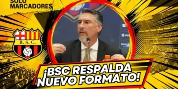 Barcelona SC apoya el nuevo sistema de Liga Ecuabet 2027 pero exige un calendario sin cruces 1 Miguel Montalvo confirmó el respaldo de Barcelona SC al formato 2027 de la Liga Ecuabet y solicitó coordinar el calendario de competencias.