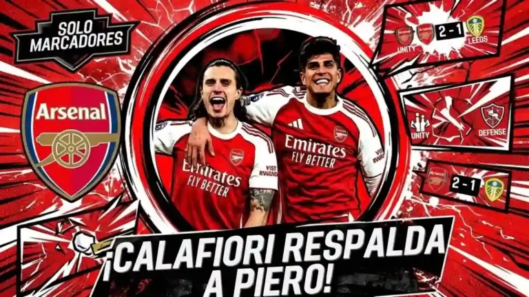 Riccardo Calafiori elogió a Piero Hincapié tras su retorno con Arsenal frente a Leeds. El italiano valoró la competencia en la zaga.