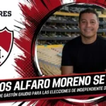 Carlos Alfaro Moreno se suma a la candidatura de Gastón Gaudio en Independiente de Avellaneda 3 Carlos Alfaro Moreno será el coordinador futbolístico en la candidatura de Gastón Gaudio para las elecciones de Independiente.