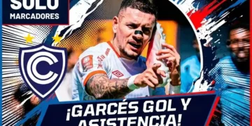 Cienciano venció 2-0 a Deportivo Moquegua en la Liga 1 de Perú, con gol y asistencia del ecuatoriano Carlos Garcés.
