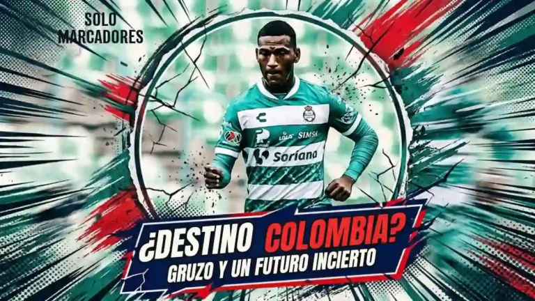 Carlos Gruezo quedó libre de Santos Laguna y fue visto en Colombia con directivos de Junior. Analiza opciones para 2027.