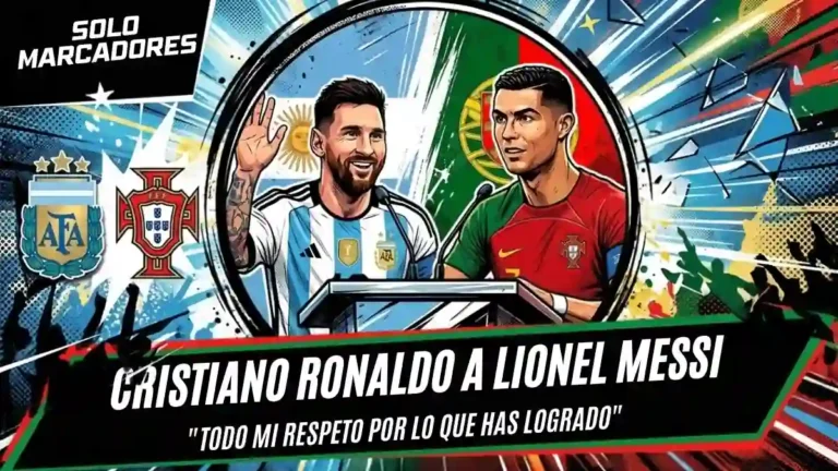 Cristiano Ronaldo reacciona a la despedida de Lionel Messi de Argentina. Conoce el mensaje de respeto del luso hacia su rival histórico.