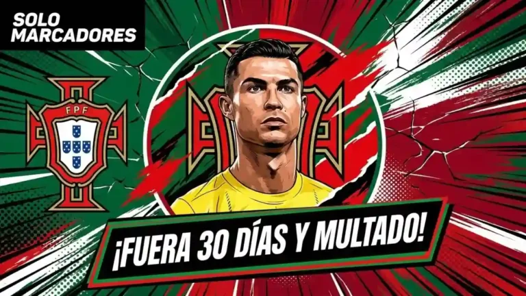 La FPF sancionó a Cristiano Ronaldo con 30 días de suspensión y 255 euros tras abandonar la concentración. Conoce los detalles de la medida.