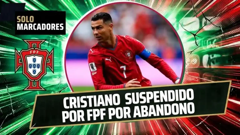 Cristiano Ronaldo suspendido preventivamente por la FPF tras dejar la concentración de Portugal por un choque con Jorge Jesus.