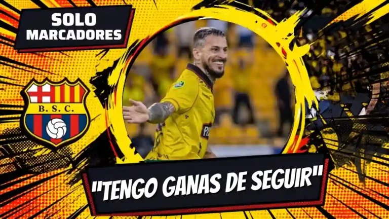 Darío Benedetto dejó abierta la renovación con Barcelona SC: sin charlas ni ofertas, disfrutará su contrato hasta diciembre.