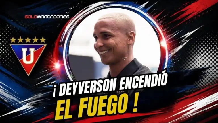Deyverson vio la roja en el triunfo 2-1 de Liga de Quito ante Barcelona SC tras un polémico gesto en el hexagonal de LigaPro 2026.