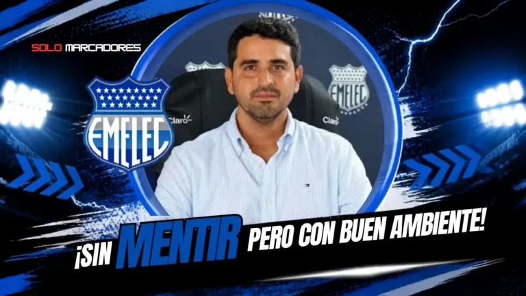 José David Jiménez aclaró la situación financiera de Emelec, confirmó deudas pendientes y desmintió rumores de paralización en Samanes.