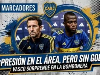 Apuesta por Enner Valencia no bastó en La Bombonera: Boca cayó ante Vasco da Gama y compromete su pase a la final 5 Rodolfo Arruabarrena explicó la titularidad de Enner Valencia en Boca Juniors tras la derrota 0-1 ante Vasco da Gama en la Copa Sudamericana.