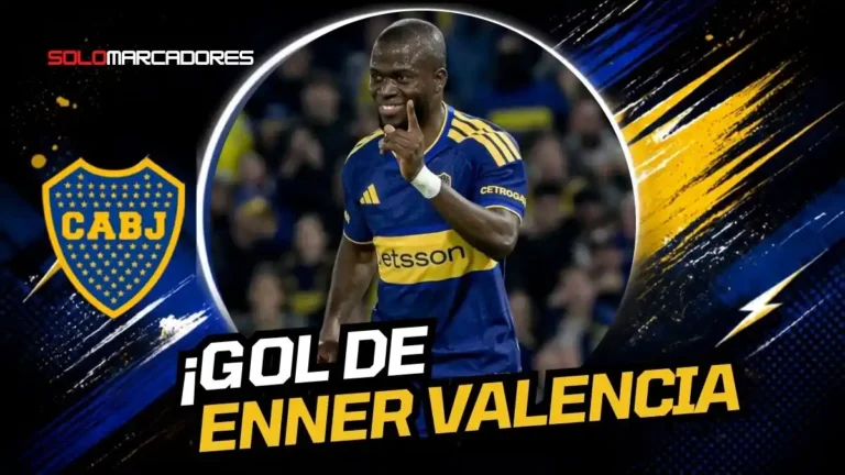 Enner Valencia anotó su quinto gol con Boca Juniors en el empate 2-2 frente a Instituto por la Fecha 12 del Torneo Clausura argentino.