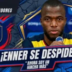 'Al principio costará, pero hay que confiar', dice Enner Valencia sobre llegada de Marcelo Gallardo 3 Enner Valencia ratificó su retiro de la Selección de Ecuador tras la Copa América. Apoyará a la Tri como hincha y pide paciencia para el proceso.