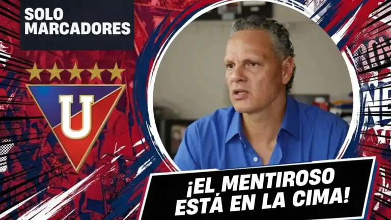 Esteban Paz arremetió contra Isaac Álvarez por la gestión financiera de Liga de Quito y aclaró que el conflicto irá a la vía legal.