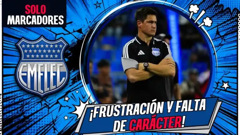 Ezequiel Medrán analizó la derrota de Emelec 3-2 ante Guayaquil City y señaló la falta de carácter del equipo tras recibir goles.