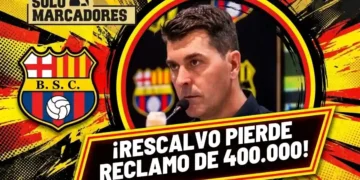 FIFA rechazó el reclamo de Ismael Rescalvo contra Barcelona SC por USD 400.000 2 FIFA rechazó la demanda de USD 400.000 de Ismael Rescalvo contra Barcelona SC por falta de legitimación activa sobre la deuda exigida.