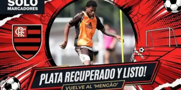 Gonzalo Plata supera su lesión muscular y retoma los entrenamientos grupales en Flamengo 10 Gonzalo Plata dejó atrás su lesión muscular y entrenó con el plantel de Flamengo. Queda a disposición para las próximas convocatorias.