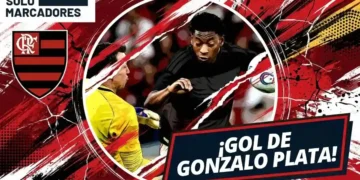 Gonzalo Plata anotó en la victoria 3-2 de Flamengo sobre Atlético Mineiro. El Mengão recuperó el liderato del Brasileirão en el Maracaná.