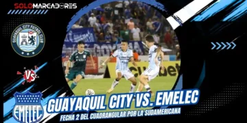 Guayaquil City vs Emelec se enfrentan en el Christian Benítez por la fecha 2 del cuadrangular por el cupo a la Copa Sudamericana.