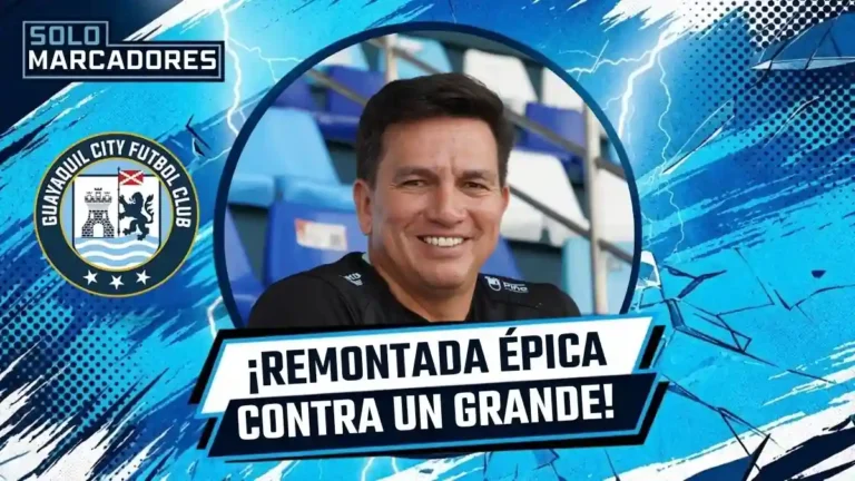 Pool Gavilánez celebró en redes la remontada 3-2 de Guayaquil City ante Emelec tras ir 0-2 abajo, con triplete de Dorregaray. ¡Carácter y orgullo!