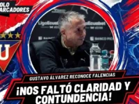 Gustavo Álvarez: ‘Nos faltó claridad’, Liga de Quito tropieza ante Macará 5 Gustavo Álvarez, DT de Liga de Quito, analizó la derrota 2-1 ante Macará por la Liga Ecuabet. 'Faltó claridad y contundencia', afirmó tras los errores propios.