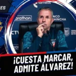 "Nos cuesta marcar": La autocrítica de Gustavo Álvarez tras el empate de Liga de Quito 3 Gustavo Álvarez analizó el empate 2-2 de Liga de Quito ante Universidad Católica por Copa Ecuador y admitió que les cuesta marcar.