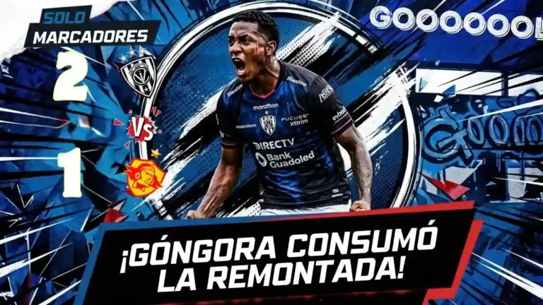 IDV superó a Aucas con goles de Quintana y Góngora en el Estadio Banco Guayaquil. Revisa los detalles del partido.
