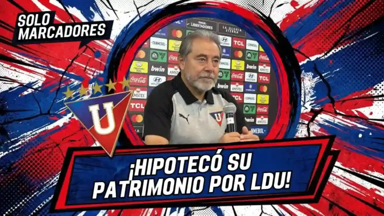 Isaac Álvarez confirmó que utilizó un crédito personal e hipotecó bienes familiares para inscribir al plantel de Liga de Quito en 2023.
