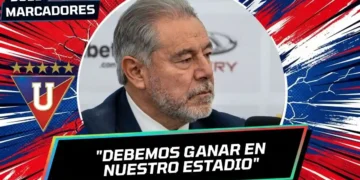 Isaac Álvarez fija la postura de Liga de Quito ante Barcelona SC: "Debemos ganar en nuestro estadio" 3 Isaac Álvarez, presidente de Liga de Quito, habló con EL UNIVERSO antes del partido contra Barcelona SC por el hexagonal de la Liga Ecuabet.