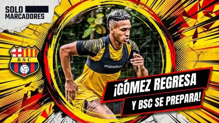 Jandry Gómez se reintegra a los entrenamientos de Barcelona SC y está listo para jugar el hexagonal final de la Liga Ecuabet con Trobbiani.
